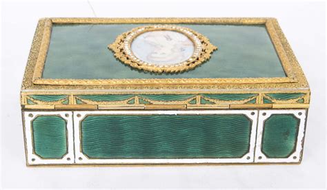 antique metal enamel box|enamel trinket boxes uk.